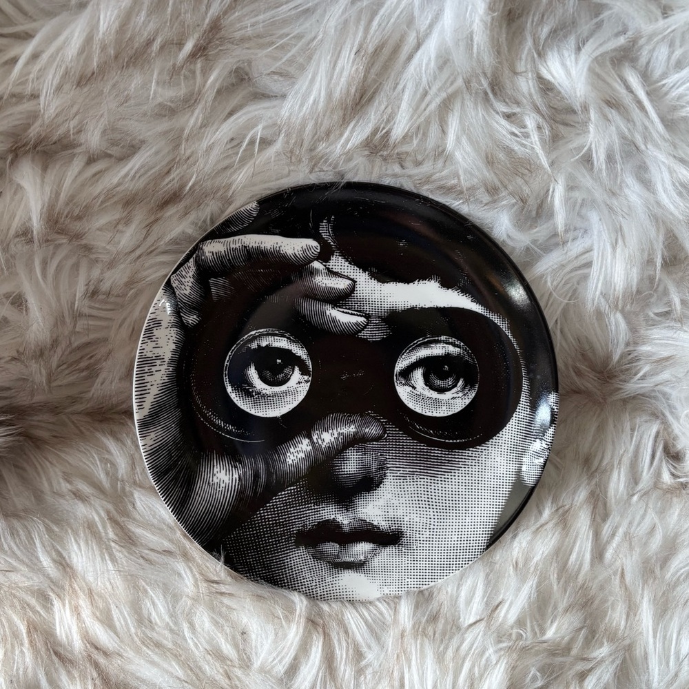 Art Deco Lina Cavalieri Opera Glasses Decorative Plate